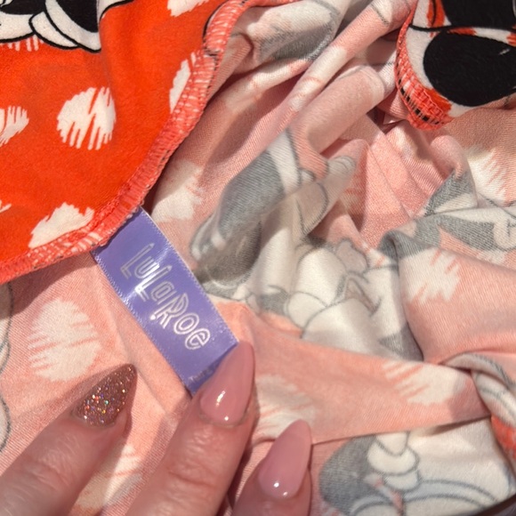 Disney Lularoe leggings - Orange Minnie Mouse - Picture 2 of 3